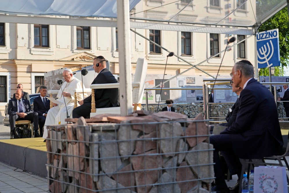 Pápež na stretnutí so židovskou komunitou