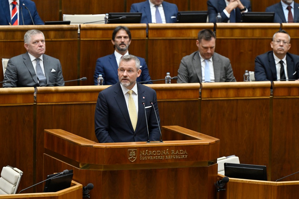 Prezident SR Peter Pellegrini vystúpil v NR SR so správou o stave Slovenskej republiky