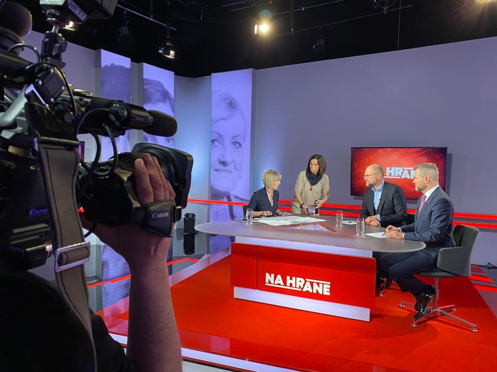 Na hrane Peter Pellegrini (Hlas-SD) a Richard Sulík (SaS)