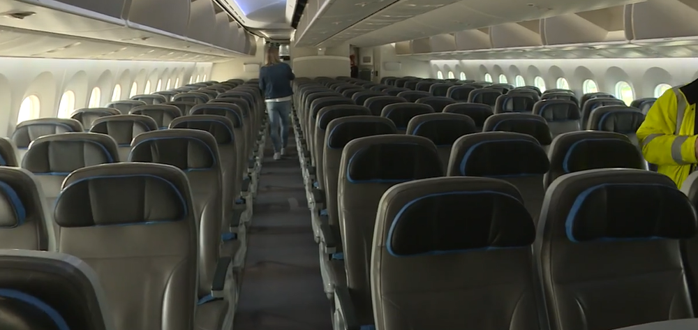 Vnútro lietadla