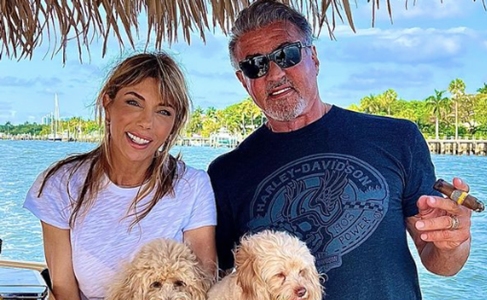 Sylvester Stallone s manželkou