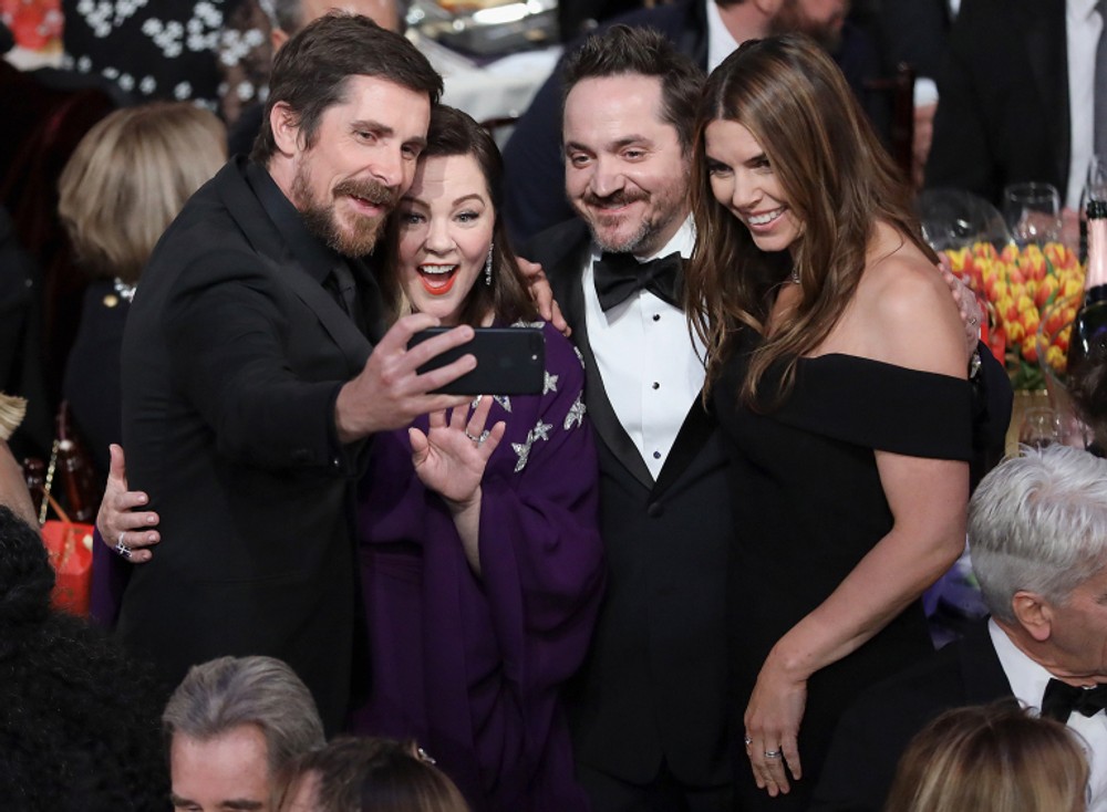 Christian Bale, Mellisa McCarthy, Ben Falcone, Sibi Blazic