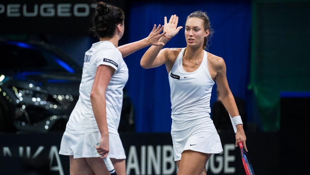 Viktória Hrunčáková a Tereza Mihalíková