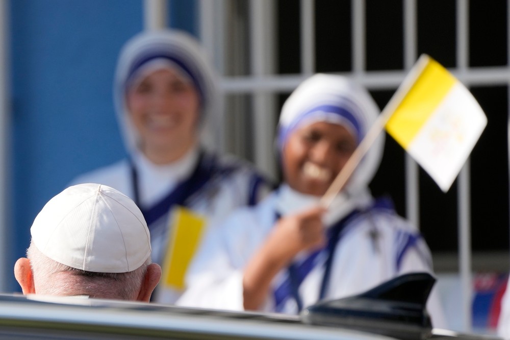 Pápež v Centre Betlehem