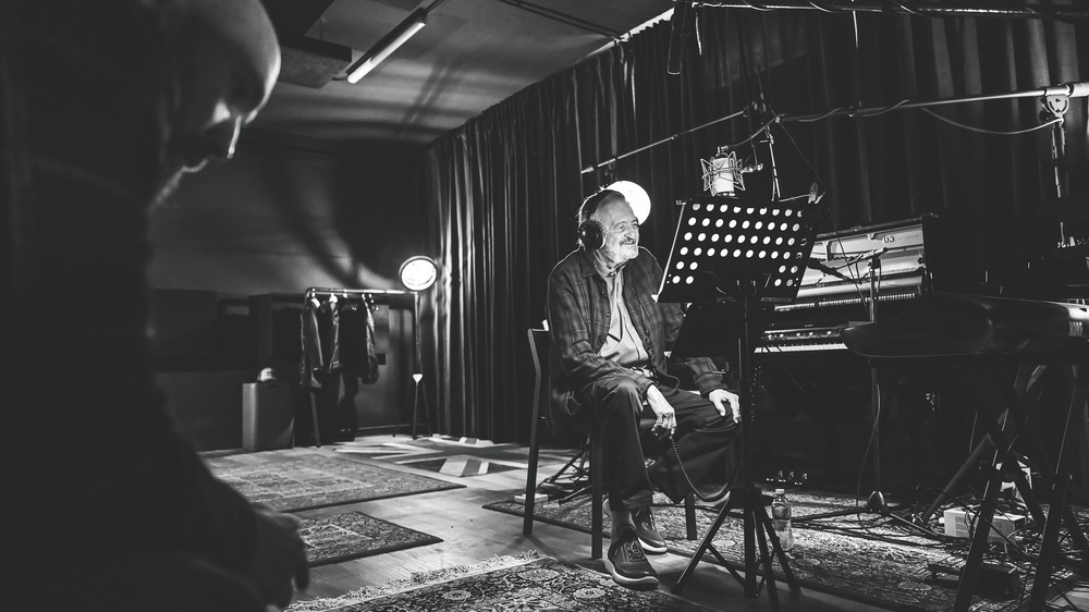 Milan Lasica na nahrávaní