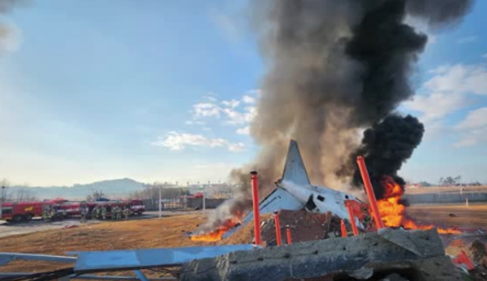 Pád lietadla Južná Kórea 3