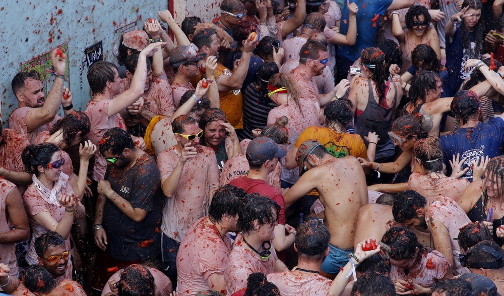 V Španielsku zúrila tradičná paradajková vojna