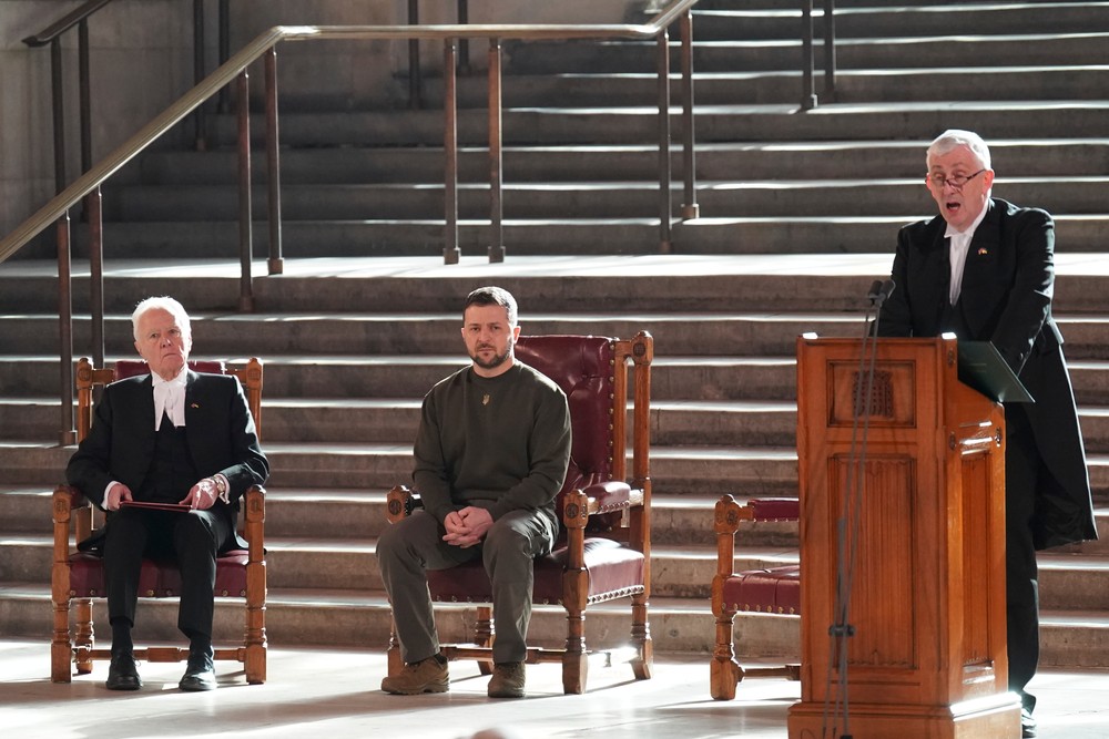 Návšteva Británie Zelenskyj