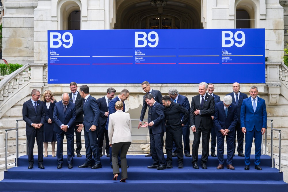 Summit Bukureštskej deviatky (B9) a severských krajín v Paláci Cotroceni v Bukurešti v stredu 13. mája 2026.