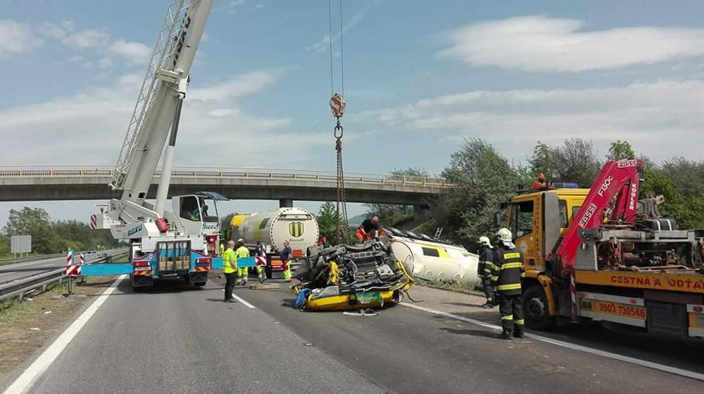 Cisterna na diaľnici D1