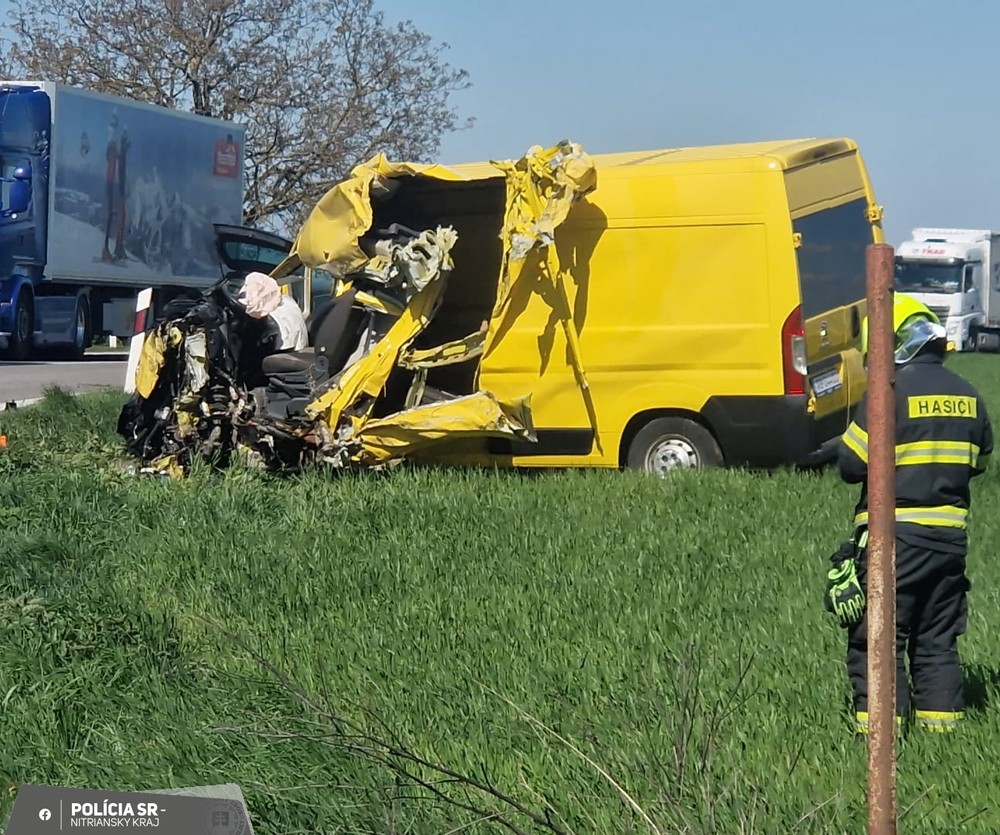 Čelná zrážka pri Nitre