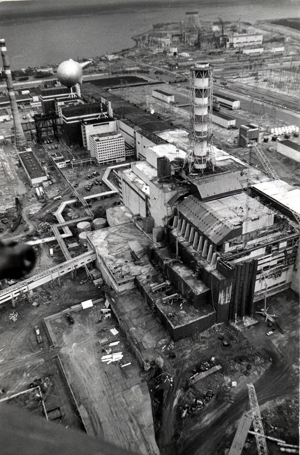 November 1986 - Výstavba objektu „Ukrytie“. ČAJE