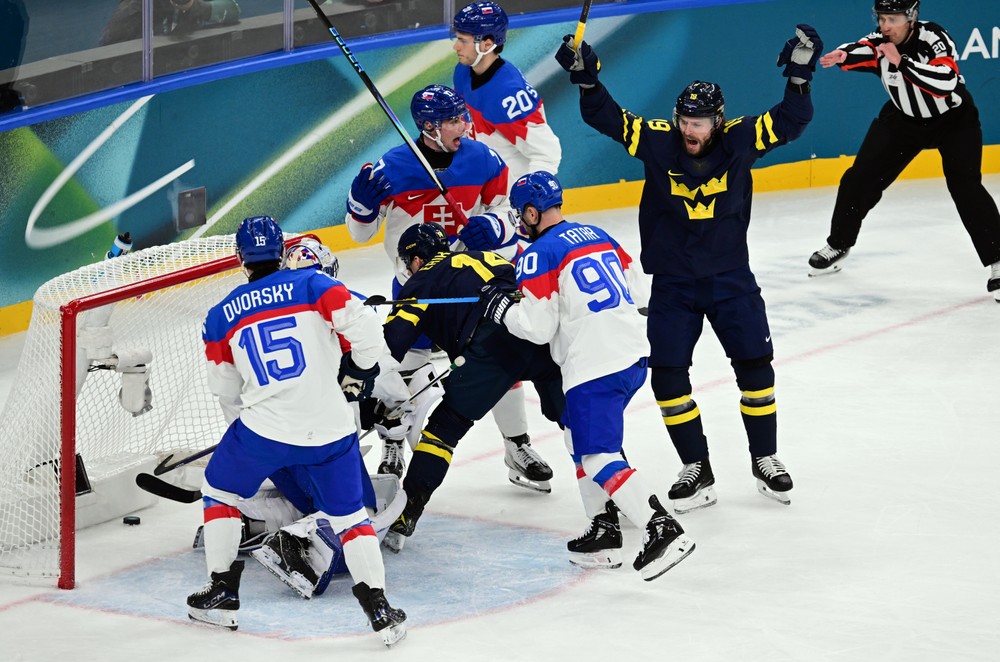 Zápas Slovensko - Švédsko