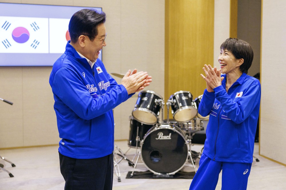 Sanae Takaichi a Lee Jae Myung