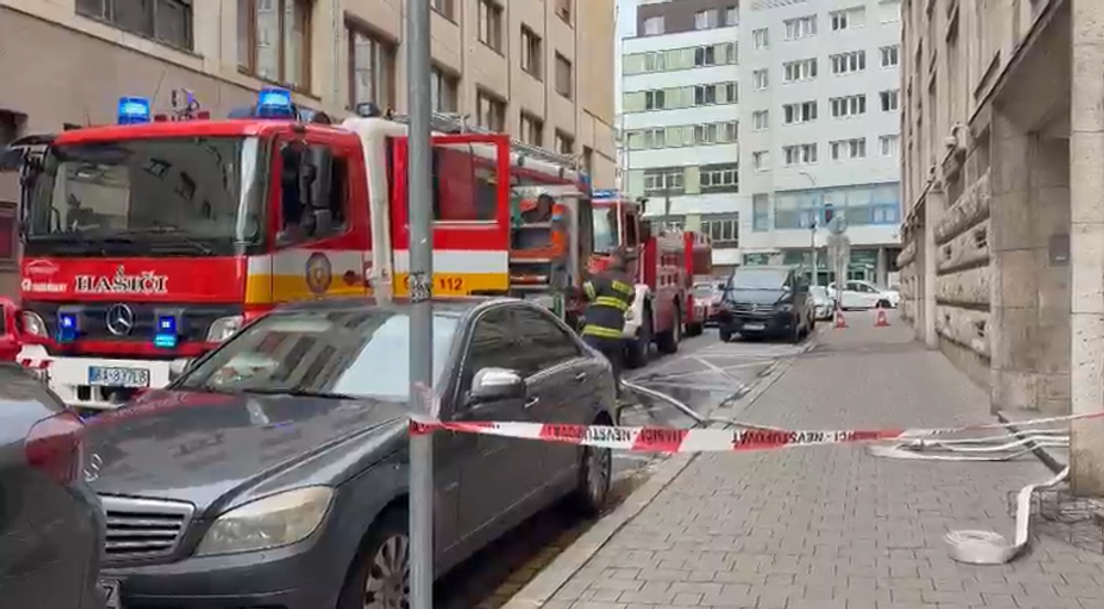 Požiar v budove Generálnej prokuratúry