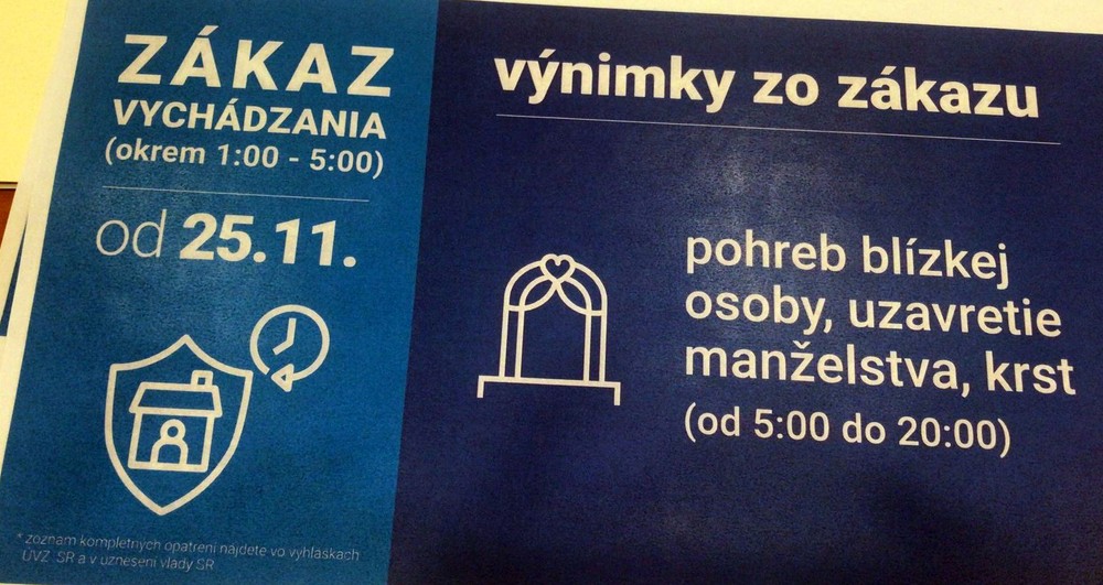 Pravidlá lockdownu od 25.11.2021