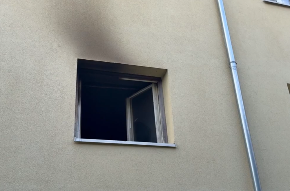 Požiar bytu v Humennom 2