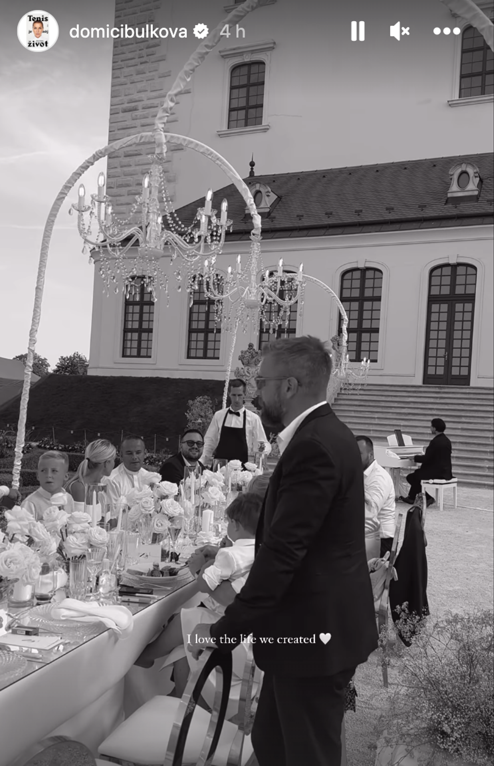 Krst dcéry Dominiky Cibulkovej
