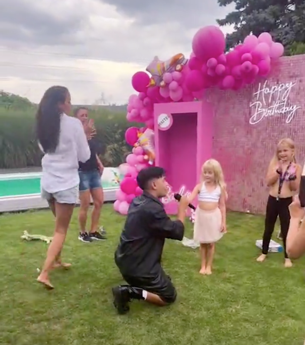 Agáta Hanychová - oslava narodenín Mii