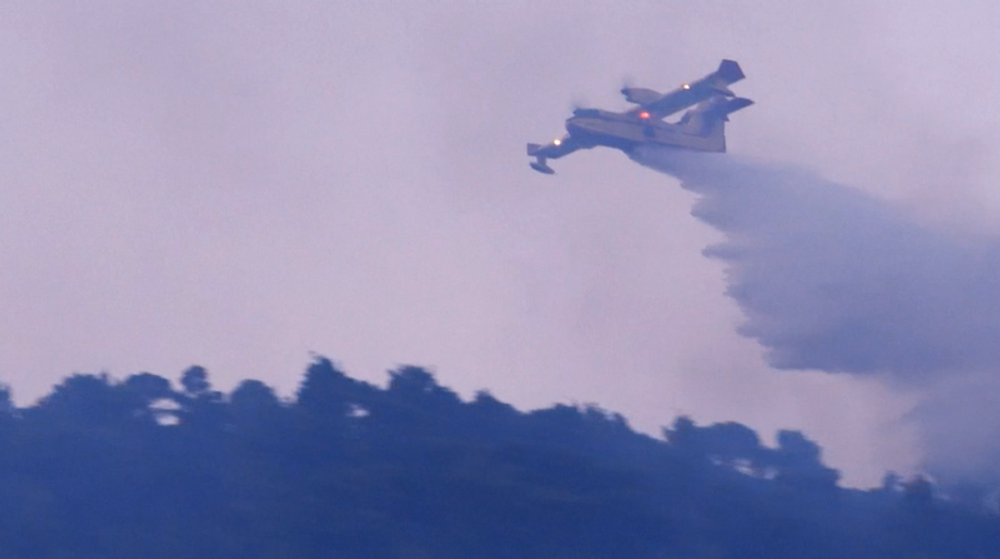 Veľký požiar neďaleko Atén