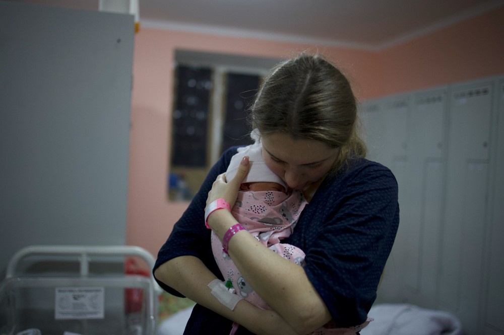 Pôrody v podzemí Kyjevskej nemocnice