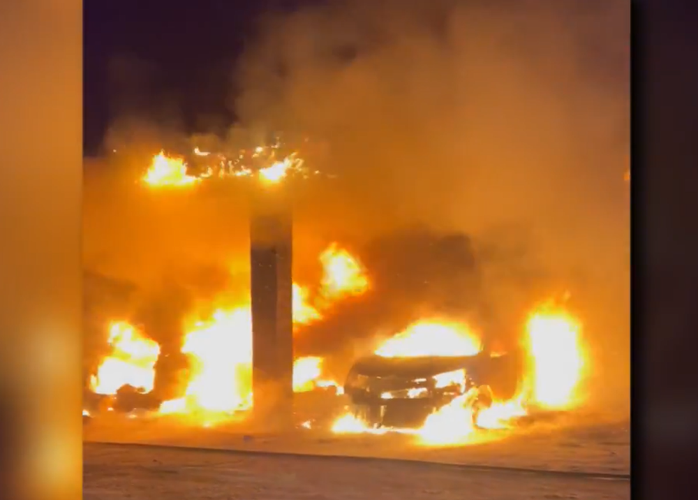 Požiar majetku starostu obce Macov