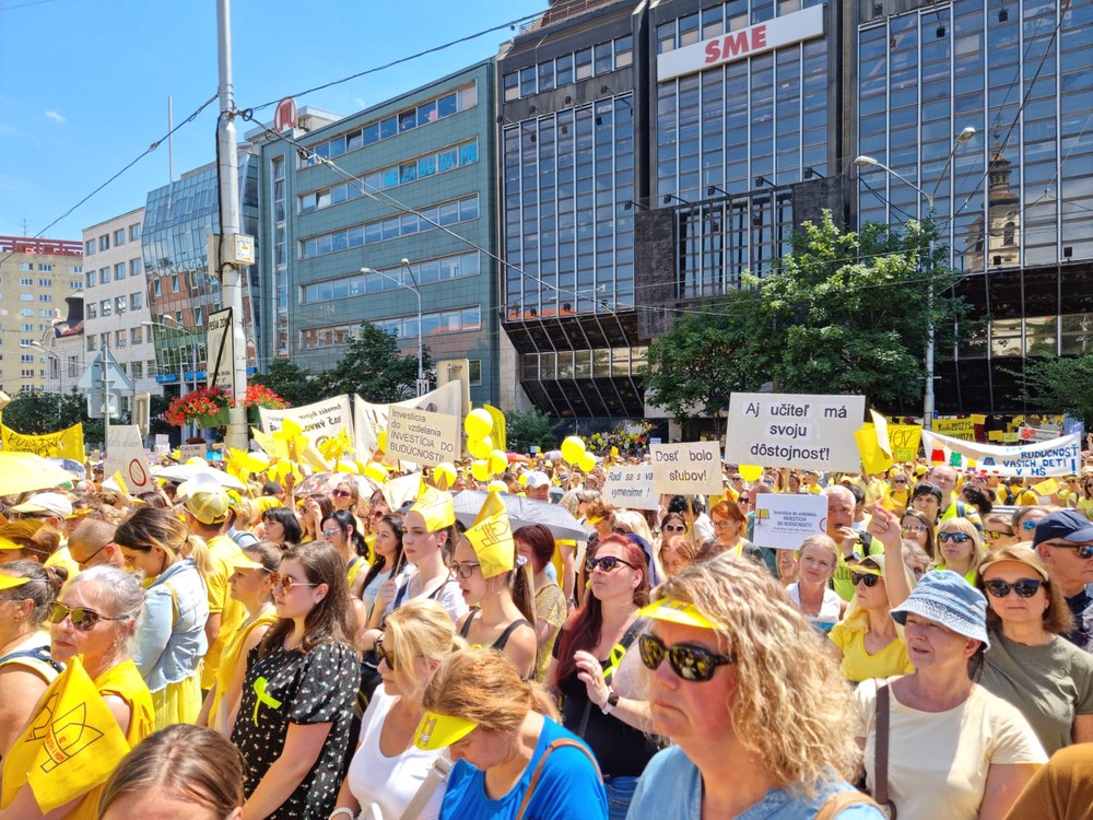 Bratislava Protest učiteľov