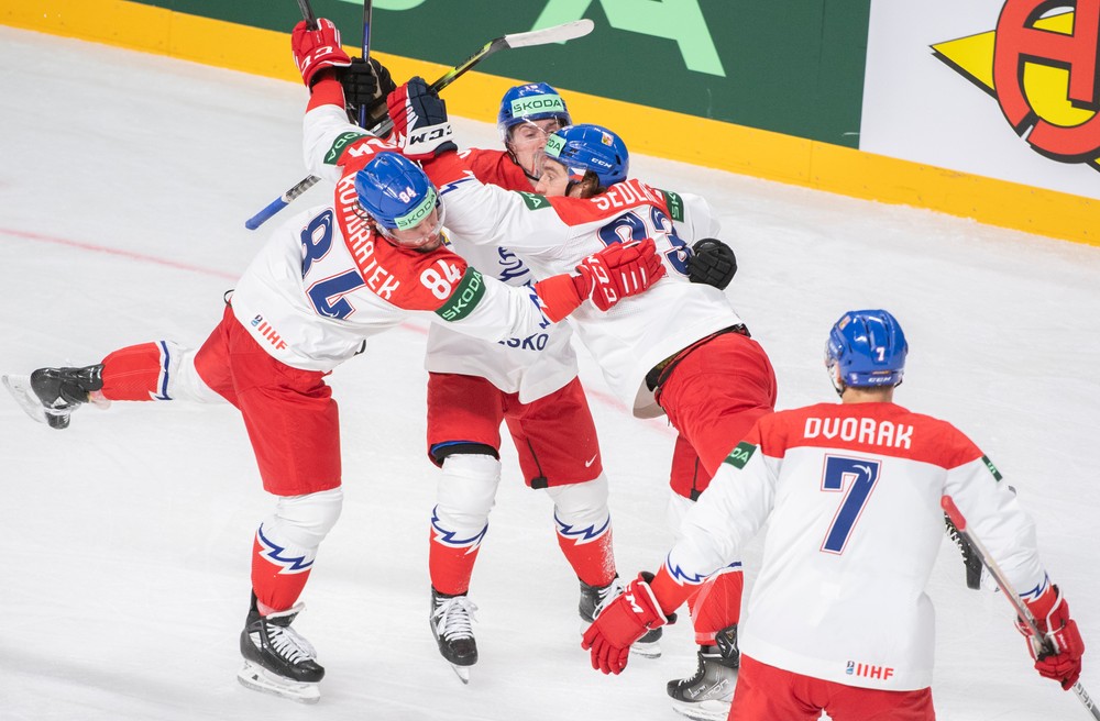 Slovensko - Česko, 1. tretina, MS v hokeji 2023