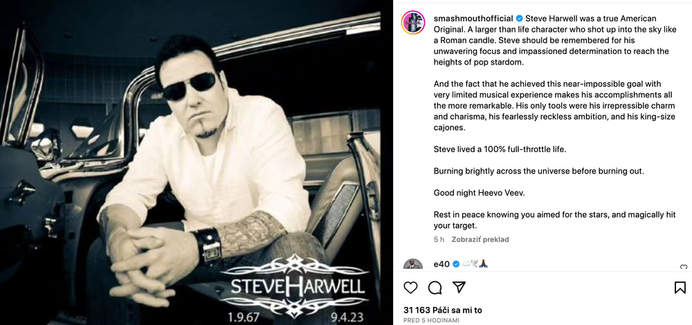 Steve Harwell - Smash Mouth