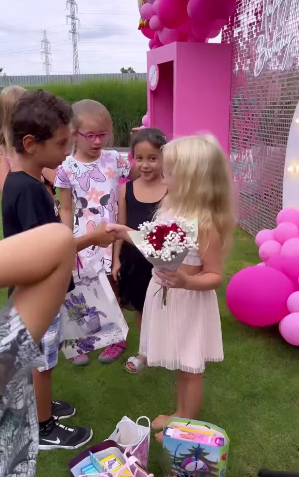 Agáta Hanychová - oslava narodenín Mii