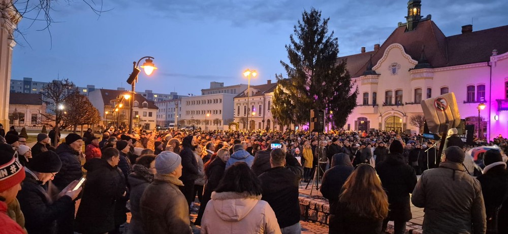 Protest v Topoľčanoch
