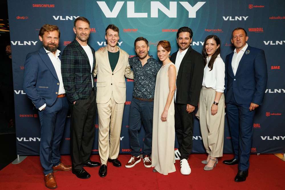 Herecky a herci z filmu Vlny, foto Peter Frolo