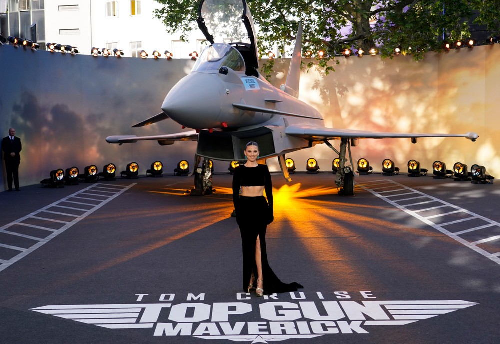 Hayley Atwell na premiére TopGun