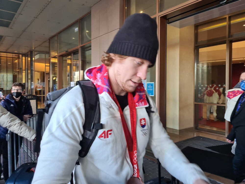 Prílet slovenských hokejistov