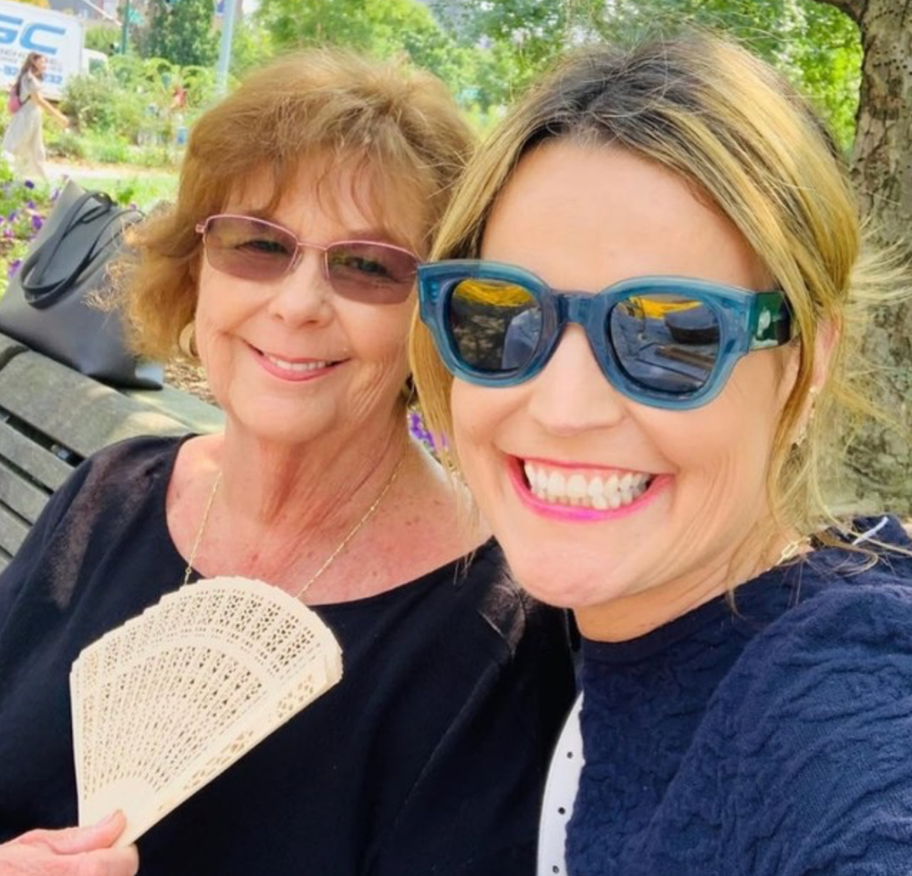 Savannah Guthrie s matkou Nancy