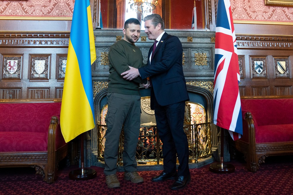 Návšteva Británie Zelenskyj