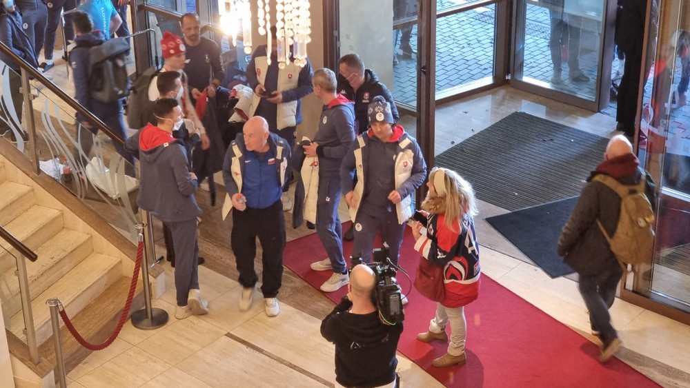 Prílet slovenských hokejistov