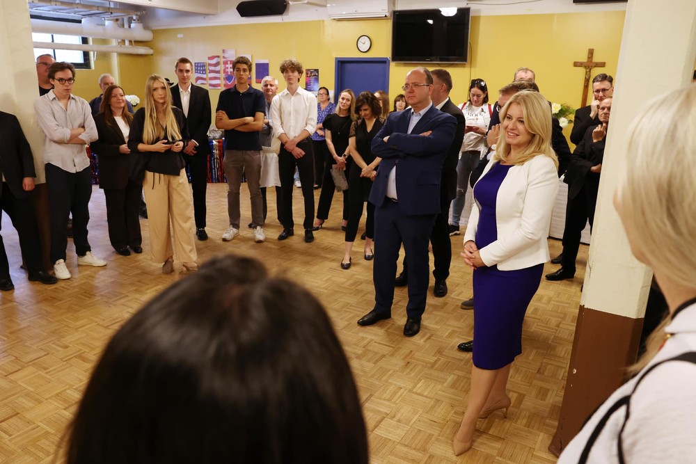 Zuzana Čaputová kostol omša Manhattan USA  (2)