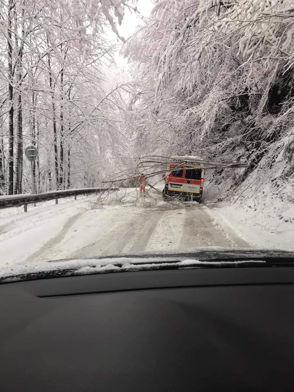 Snehová kalamita na východe Slovenska
