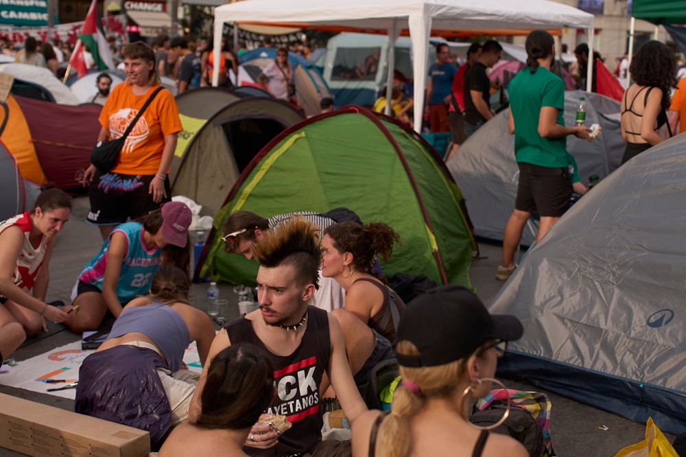 Protesty v Madride za dostupné bývanie 3