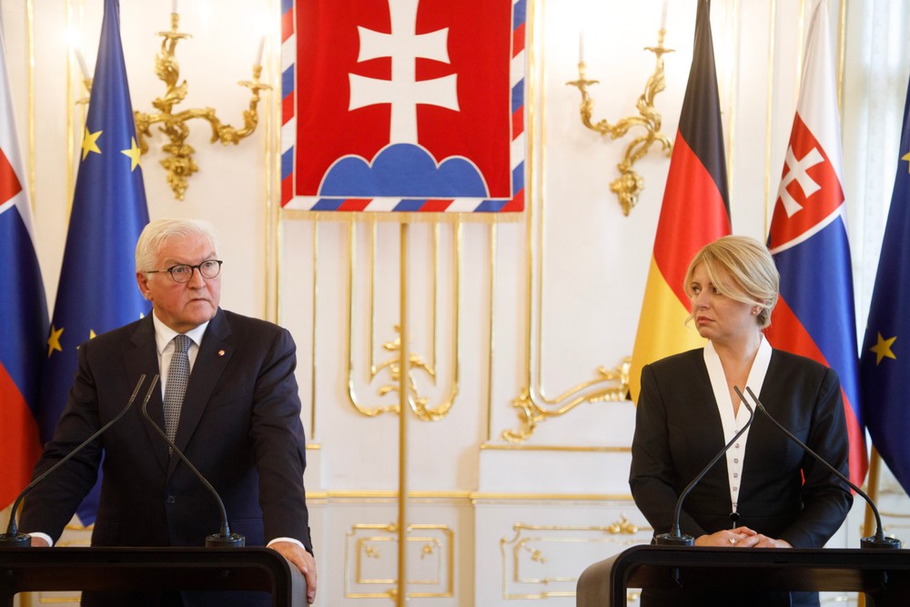 Prezidentka Čaputová a nemecký prezident Frank-Walter Steinmeier