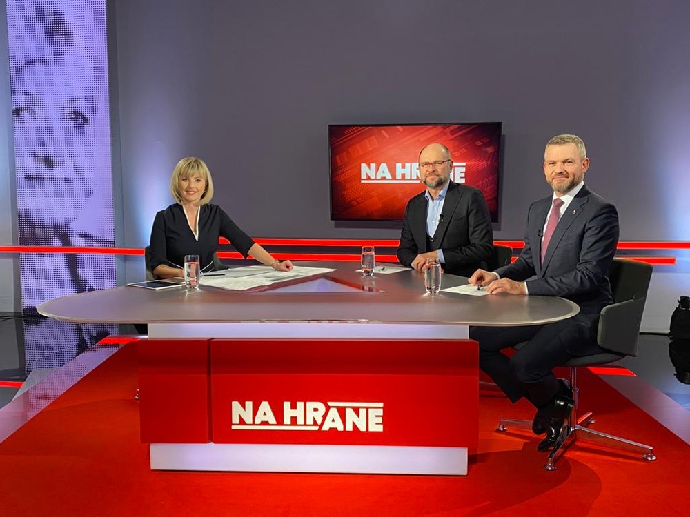 Na hrane Peter Pellegrini (Hlas-SD) a Richard Sulík (SaS)