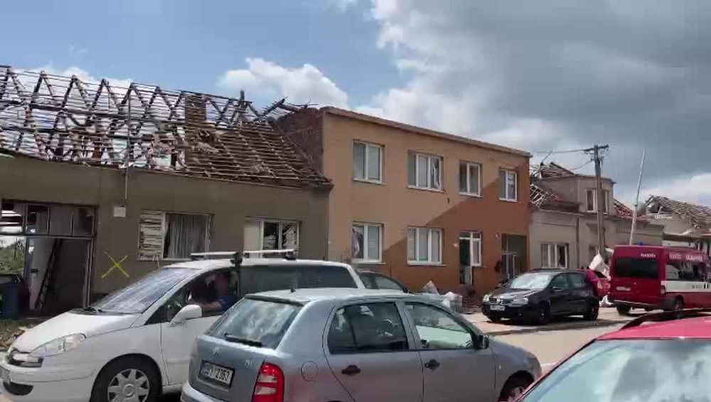 Zábery následkov tornáda v Česku