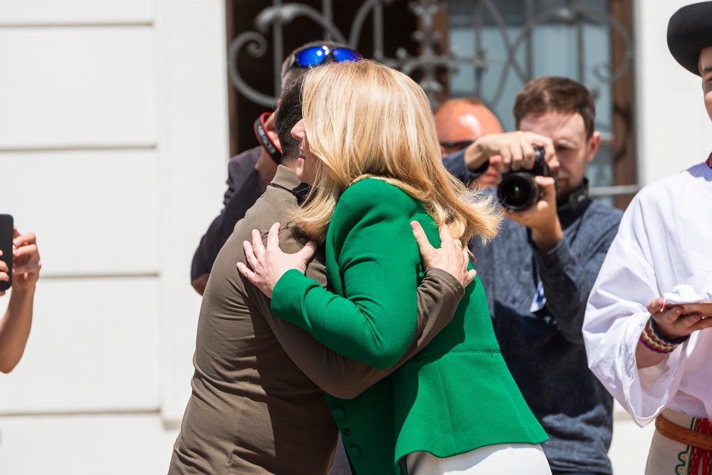 Bratislava Zelenskyj návšteva Slovenska Prezidentský paláíc Ukrajina (3)