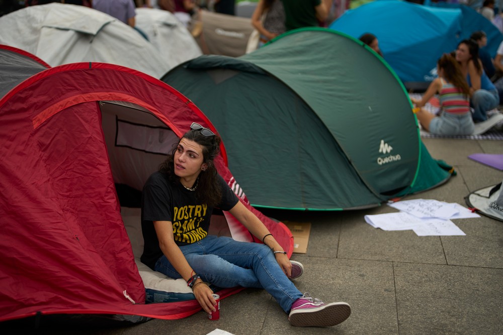 Protesty v Madride za dostupné bývanie 8
