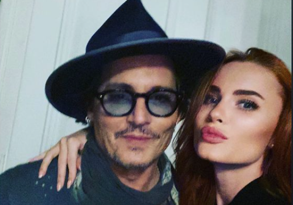 Johnny Depp s českou modelkou Mariou Pavlovou
