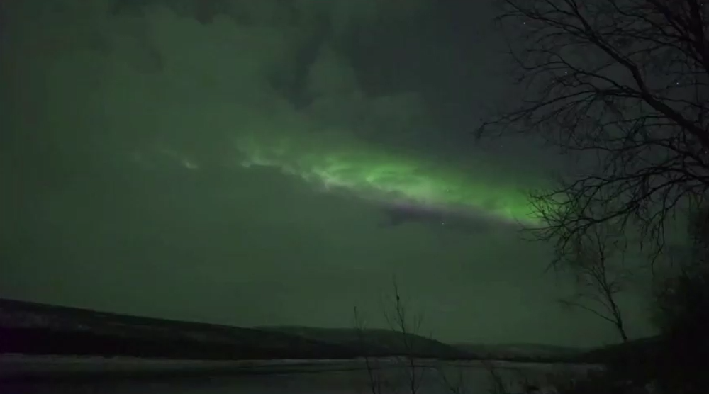 Fínsko rozžiarila polárna žiara