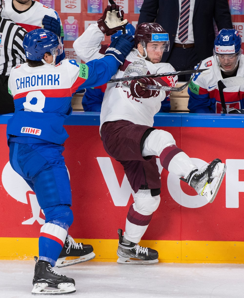 Slovensko - Lotyšsko, MS v hokeji 2023