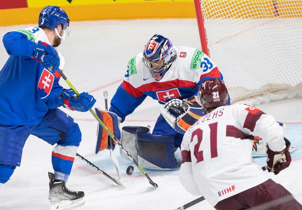 Slovensko - Lotyšsko, MS v hokeji 2023