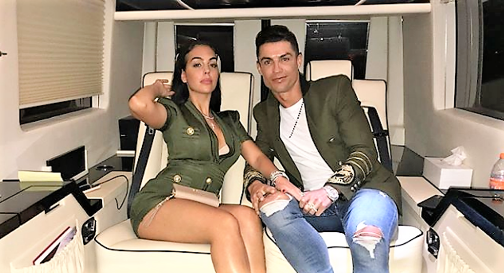 Cristiano Ronaldo s partnerkou